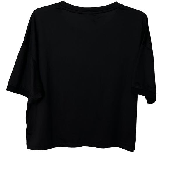 BEBE SPORT PULL-OVER TOP, WOMENS, XL, BLACK, BEBE SPORT ON FRONT - Picture 6 of 8